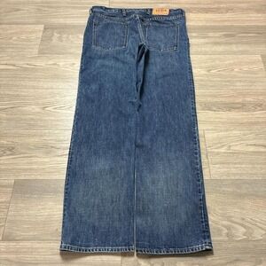 Gap 1969 Easy Fit Straight Leg Blue Jeans Size 36x32 Western